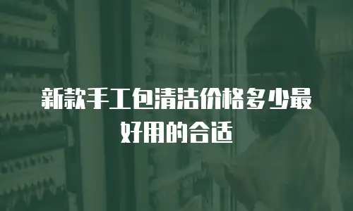 新款手工包清洁价格多少最好用的合适