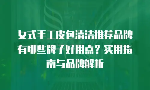 女式手工皮包清洁推荐品牌有哪些牌子好用点？实用指南与品牌解析