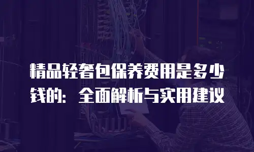 精品轻奢包保养费用是多少钱的：全面解析与实用建议
