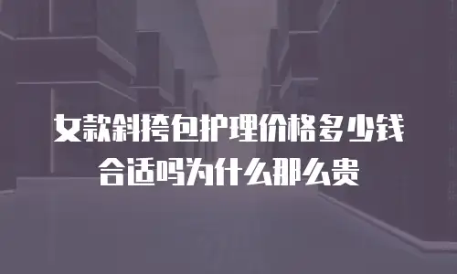 女款斜挎包护理价格多少钱合适吗为什么那么贵