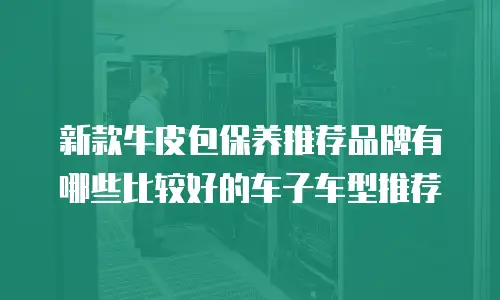 新款牛皮包保养推荐品牌有哪些比较好的车子车型推荐