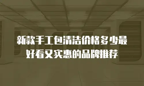 新款手工包清洁价格多少最好看又实惠的品牌推荐
