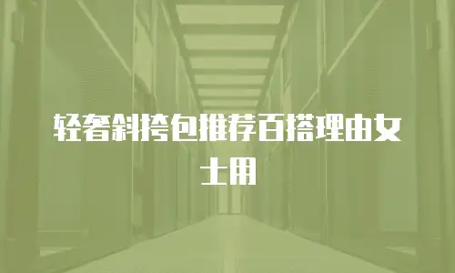 轻奢斜挎包推荐百搭理由女士用
