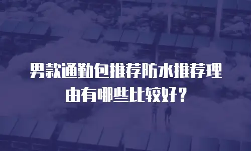 男款通勤包推荐防水推荐理由有哪些比较好？