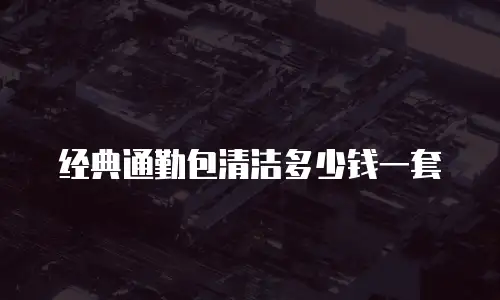 经典通勤包清洁多少钱一套