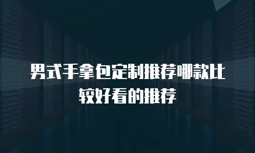 男式手拿包定制推荐哪款比较好看的推荐
