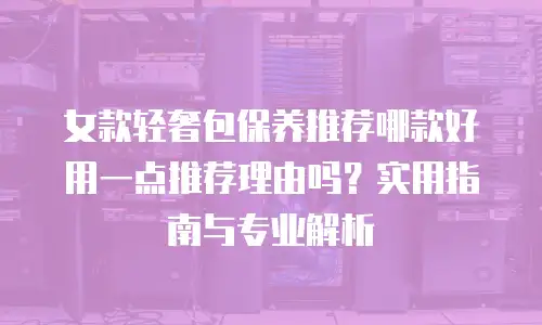 女款轻奢包保养推荐哪款好用一点推荐理由吗？实用指南与专业解析