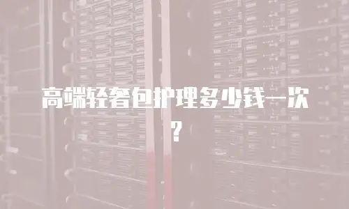 高端轻奢包护理多少钱一次？