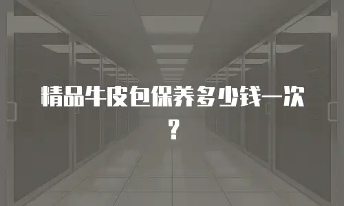 精品牛皮包保养多少钱一次？