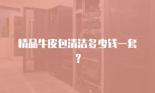 精品牛皮包清洁多少钱一套？