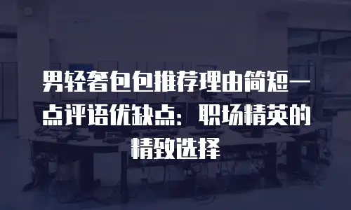 男轻奢包包推荐理由简短一点评语优缺点：职场精英的精致选择