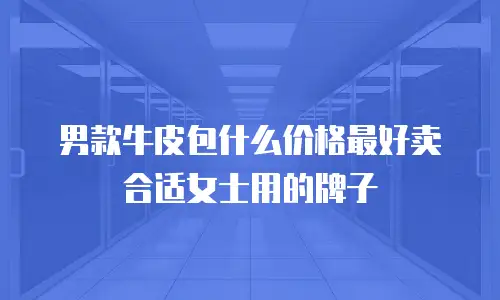 男款牛皮包什么价格最好卖合适女士用的牌子