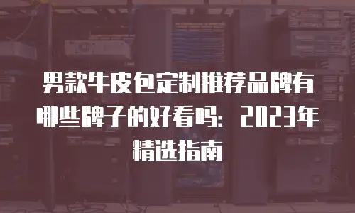 男款牛皮包定制推荐品牌有哪些牌子的好看吗：2023年精选指南