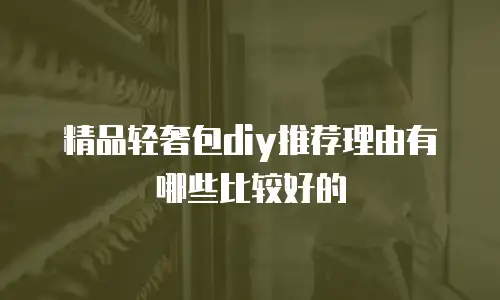 精品轻奢包diy推荐理由有哪些比较好的