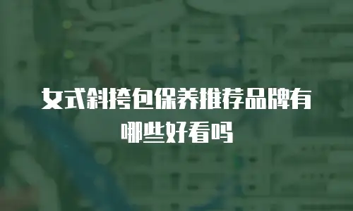 女式斜挎包保养推荐品牌有哪些好看吗