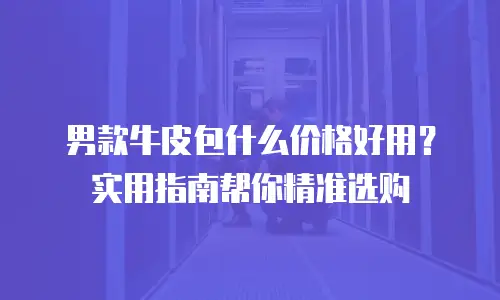 男款牛皮包什么价格好用？实用指南帮你精准选购