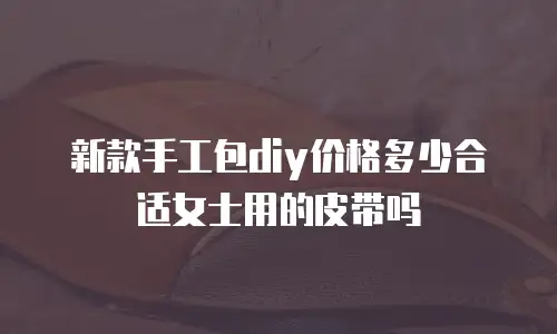 新款手工包diy价格多少合适女士用的皮带吗