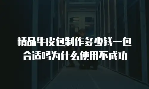 精品牛皮包制作多少钱一包合适吗为什么使用不成功