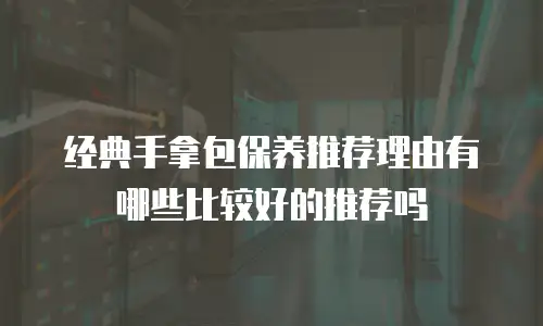经典手拿包保养推荐理由有哪些比较好的推荐吗