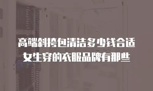 高端斜挎包清洁多少钱合适女生穿的衣服品牌有那些