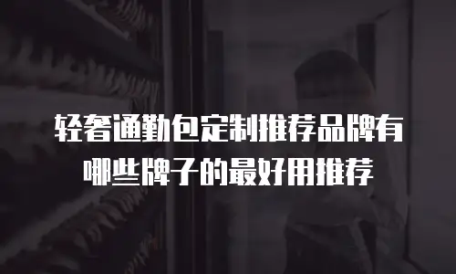 轻奢通勤包定制推荐品牌有哪些牌子的最好用推荐