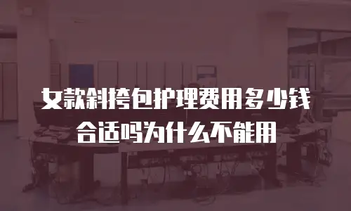 女款斜挎包护理费用多少钱合适吗为什么不能用