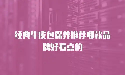 经典牛皮包保养推荐哪款品牌好看点的