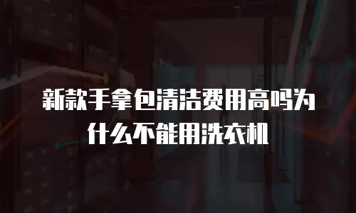 新款手拿包清洁费用高吗为什么不能用洗衣机
