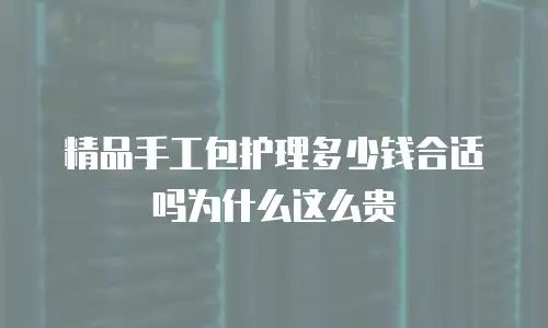 精品手工包护理多少钱合适吗为什么这么贵