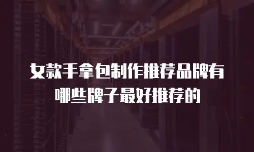 女款手拿包制作推荐品牌有哪些牌子最好推荐的
