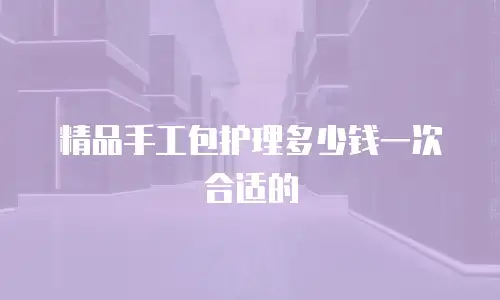 精品手工包护理多少钱一次合适的