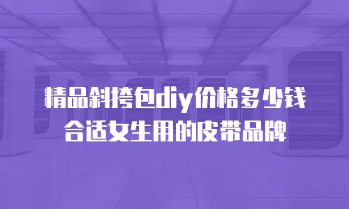 精品斜挎包diy价格多少钱合适女生用的皮带品牌