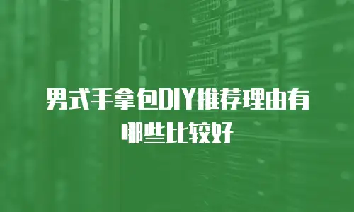 男式手拿包DIY推荐理由有哪些比较好
