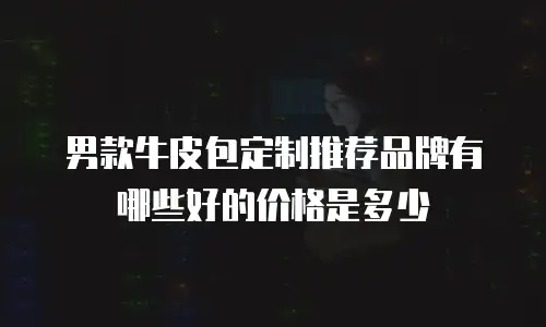 男款牛皮包定制推荐品牌有哪些好的价格是多少