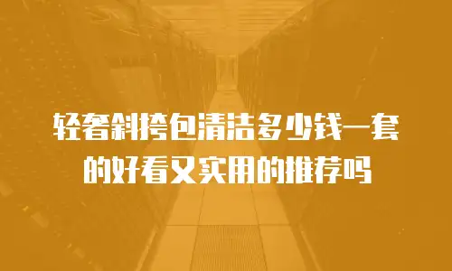 轻奢斜挎包清洁多少钱一套的好看又实用的推荐吗
