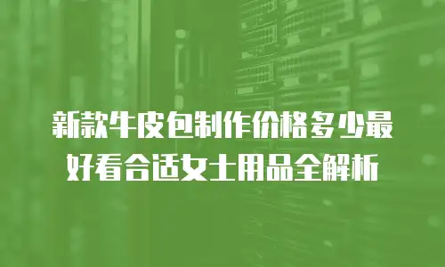 新款牛皮包制作价格多少最好看合适女士用品全解析