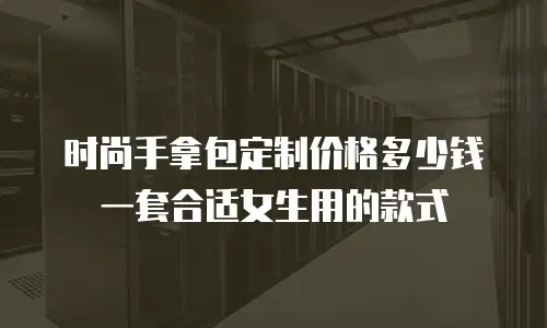 时尚手拿包定制价格多少钱一套合适女生用的款式