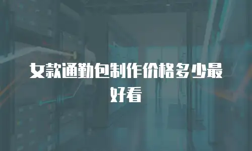 女款通勤包制作价格多少最好看