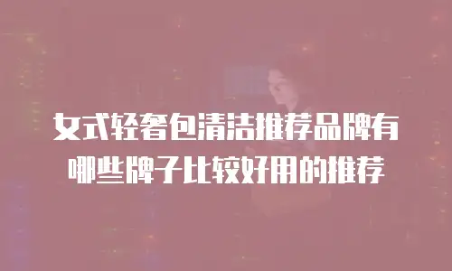 女式轻奢包清洁推荐品牌有哪些牌子比较好用的推荐