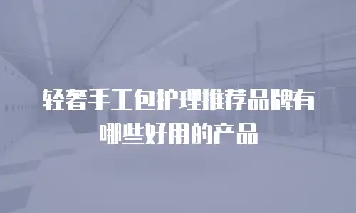 轻奢手工包护理推荐品牌有哪些好用的产品