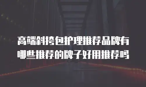 高端斜挎包护理推荐品牌有哪些推荐的牌子好用推荐吗