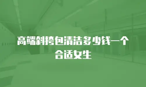 高端斜挎包清洁多少钱一个合适女生