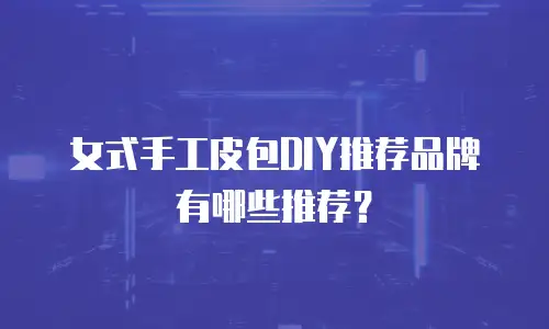 女式手工皮包DIY推荐品牌有哪些推荐？