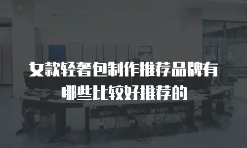 女款轻奢包制作推荐品牌有哪些比较好推荐的
