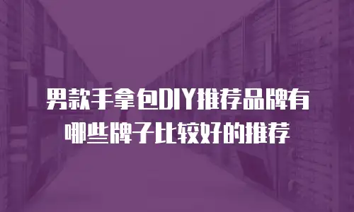 男款手拿包DIY推荐品牌有哪些牌子比较好的推荐