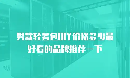 男款轻奢包DIY价格多少最好看的品牌推荐一下