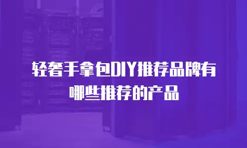 轻奢手拿包DIY推荐品牌有哪些推荐的产品