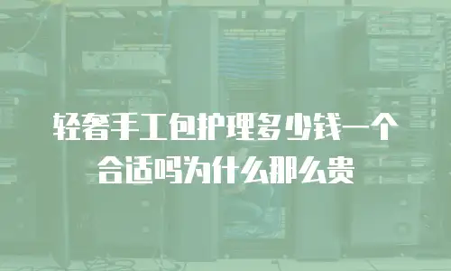 轻奢手工包护理多少钱一个合适吗为什么那么贵