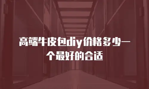 高端牛皮包diy价格多少一个最好的合适
