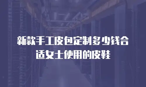 新款手工皮包定制多少钱合适女士使用的皮鞋